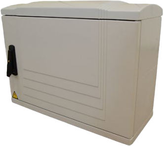 Small Electrical Kiosk (IP55) – Single Door with Secure Lock